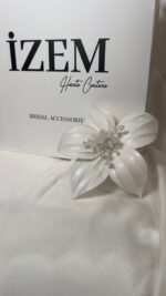 284 - Crystal Petal Couture Saç Aksesuarı - Görsel 2