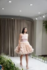 119 - Rose Flora Couture Mini Elbise - Görsel 2