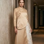 1023 - Aurelia Saten Couture Elbise