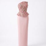 129 - Blush Sparkle Couture Elbise