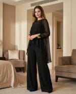 126 - Noir Gold Manşetli Couture Takım - Görsel 3