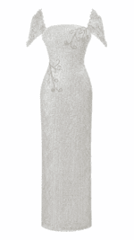1135- Pearl Lumière Couture Abiye