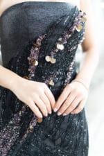2960 - Midnight Crystal Couture Elbise - Görsel 2