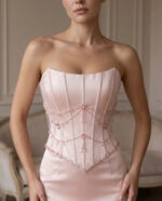 1141 - Blush Crystal Couture Korse - Görsel 3
