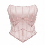 1141 - Blush Crystal Couture Korse