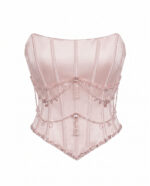 1141 - Blush Crystal Couture Korse