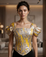 1144 - Gold Lumière Couture Korse - Görsel 2