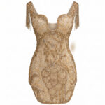 1016 - Golden Éclat Couture Abiye